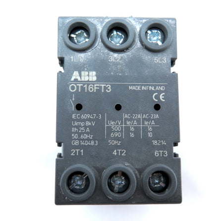 ABB OT16FT3 General Purpose Switch Disconnect 25A - Advance Operations