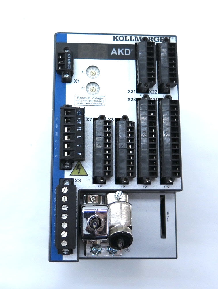 Kollmorgen 1.2KVA AKD-T00306-ICAN-0000 Servo / AC Drive 120/240Vac - Advance Operations
