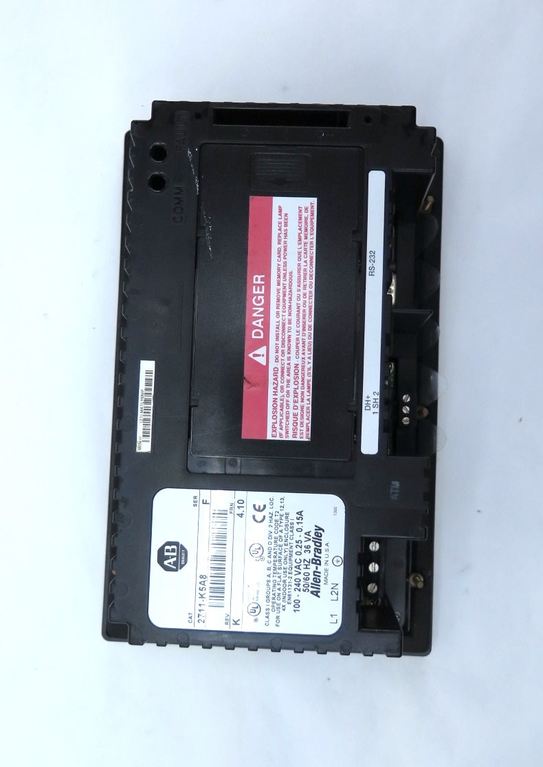 Allen-Bradley 2711-K5A8 PanelView 550 HMI Interface - Advance Operations