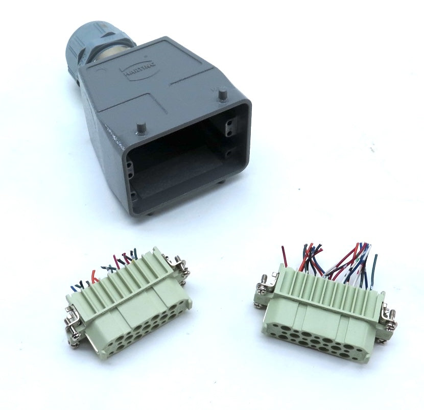 Harting Heavy Duty Double Connector / Plug Han-D50F 10A 250V – Advance ...