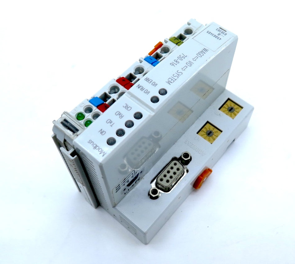 WagoÊ750-816 Programmable Logic Controller Module - Advance Operations
