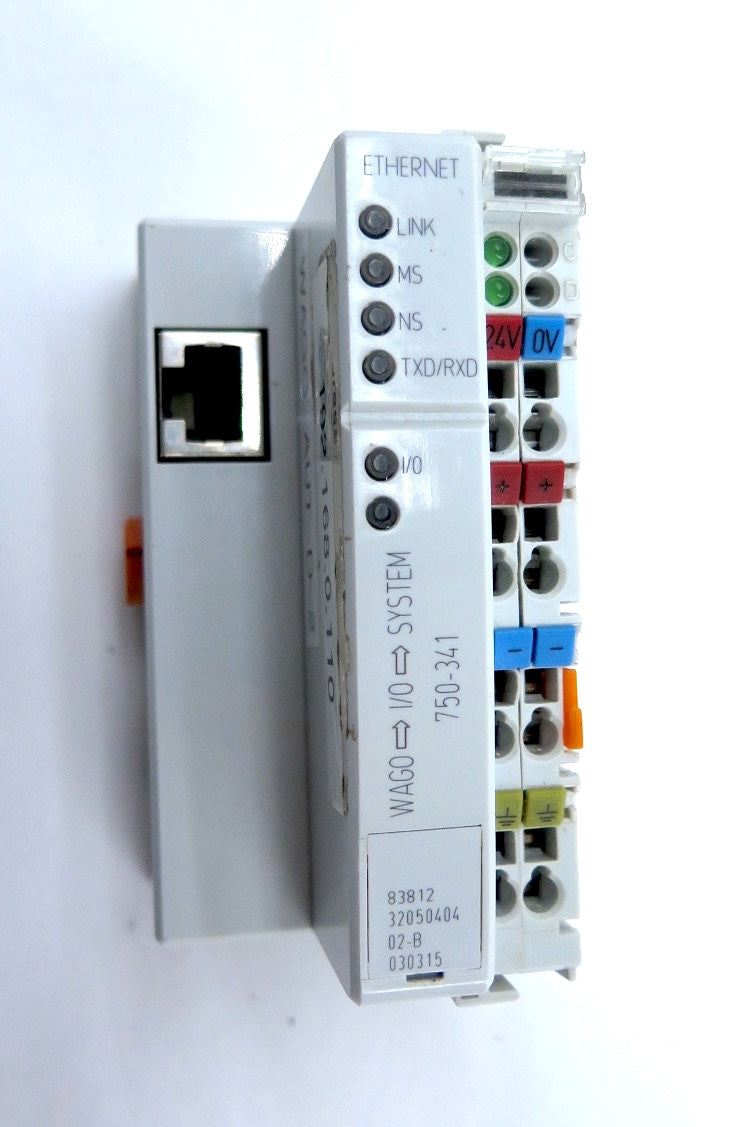 Wago 750-341 Ethernet TCP/IP 10/100 MBit PLC Module - Advance Operations
