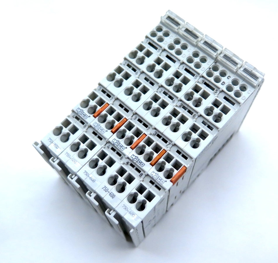 Wago 750-600 End Module PLC LOT OF 5 - Advance Operations