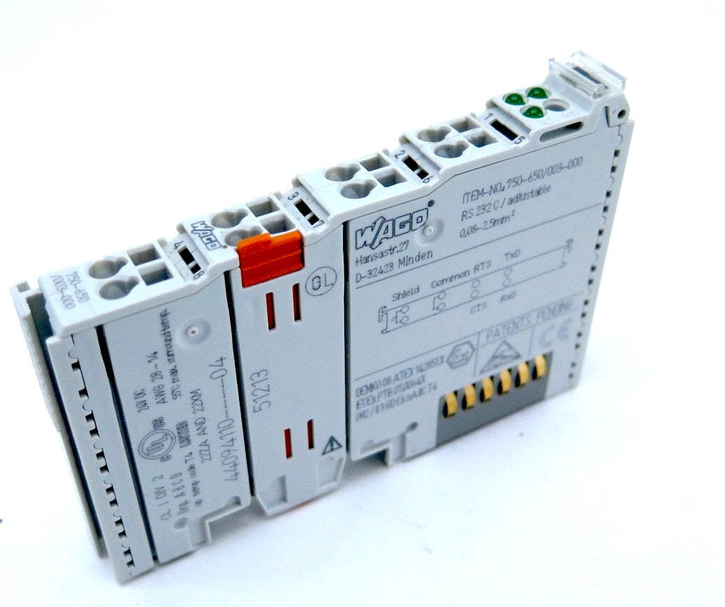Wago 750-650 RS 232 C PLC Module - Advance Operations
