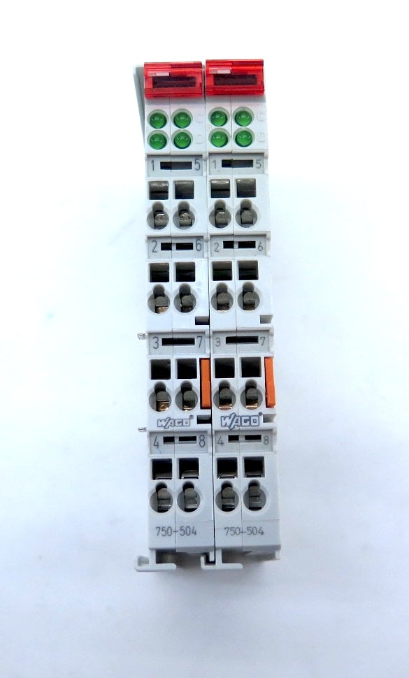 Wago 750-504 Digital Output Module PLC LOT OF 2 - Advance Operations