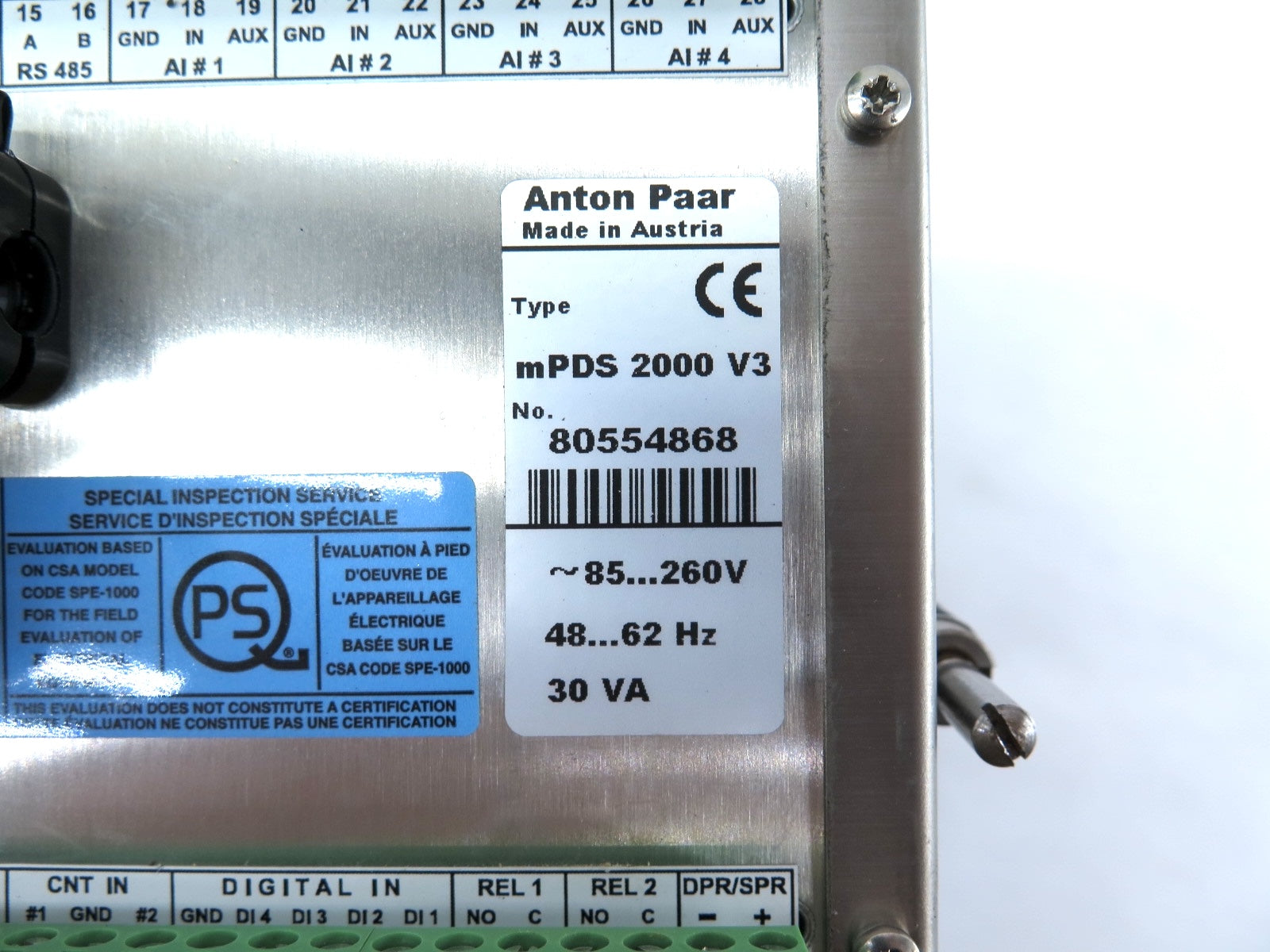 Anton Paar MPDS 2000 V3 Evaluation unit Module Control / HMI - Advance Operations