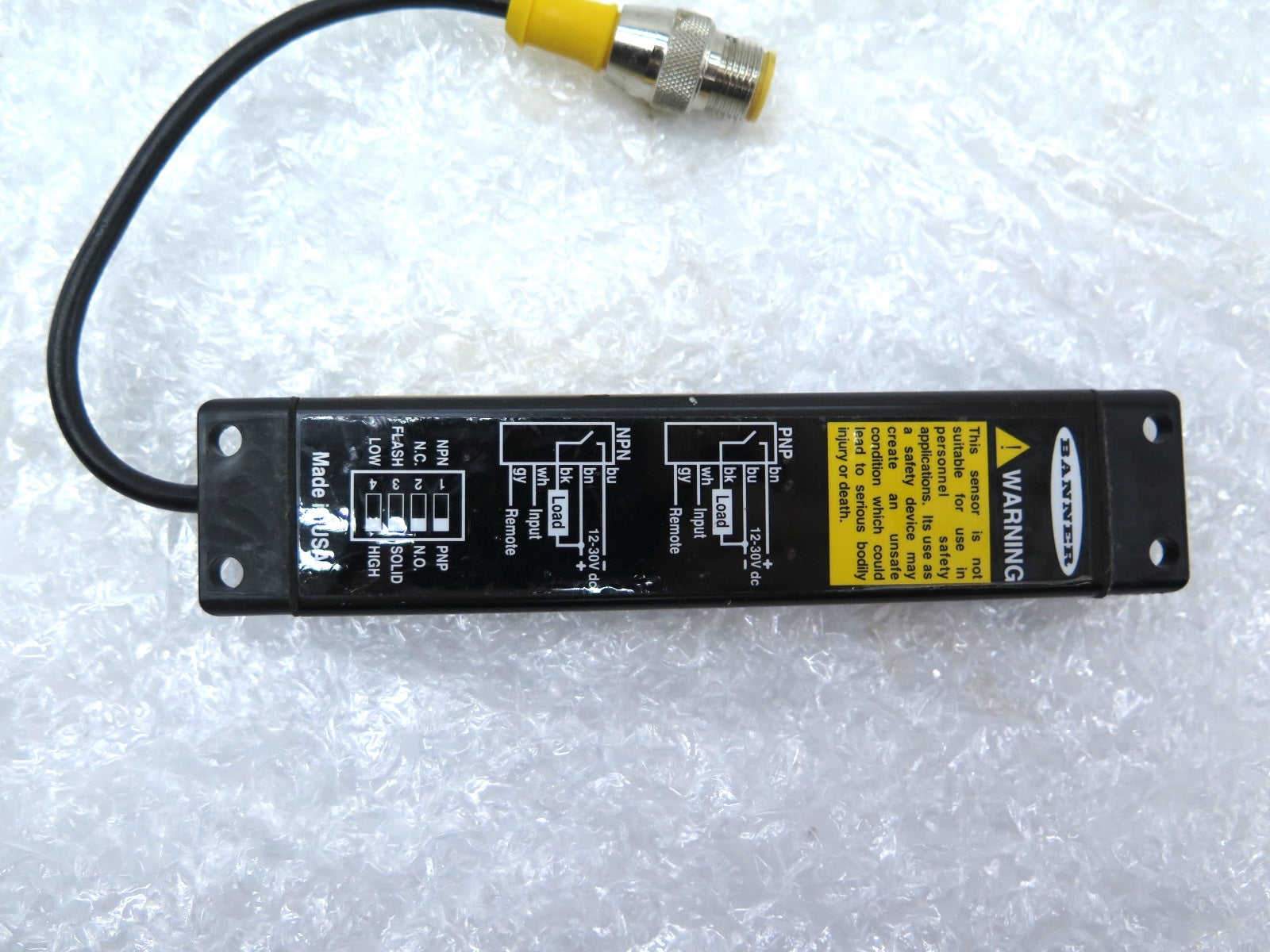 Banner PVD100Q / 71386 Single Part Verification Sensor 12-30Vdc - Advance Operations