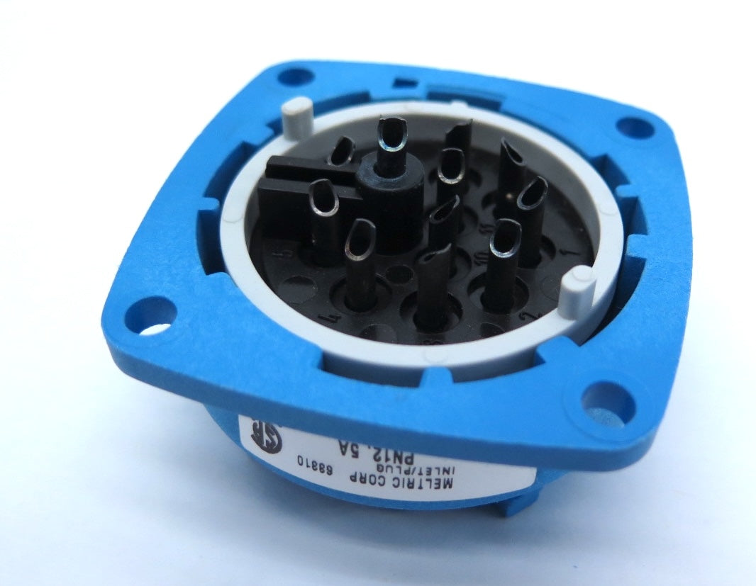 Meltric 01-M8120 Inlet / Plug PN12 5A 12P - Advance Operations