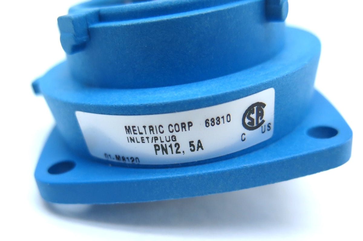 Meltric 01-M8120 Inlet / Plug PN12 5A 12P - Advance Operations