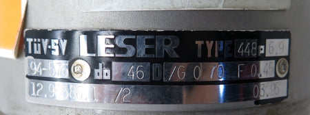 Leser Type 448P6.9 / 94-576 Safety Valve 2" to 3" - Advance Operations