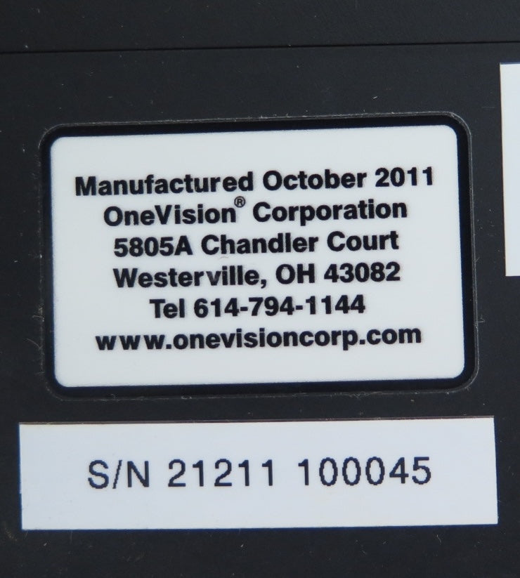 One Vision Corporation Model 700A Seam Stripper Unit - Advance Operations
