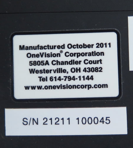 One Vision Corporation Model 700A Seam Stripper Unit - Advance Operations