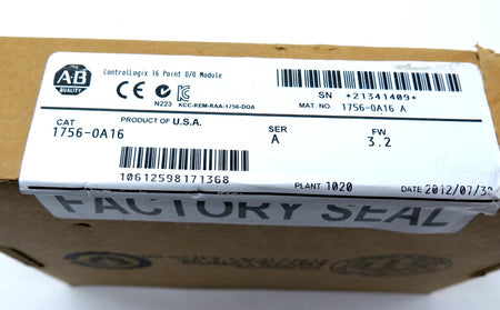 Allen-Bradley 1756-0A16 ControlLogix 16 Point D/0 Module SER.A - Advance Operations
