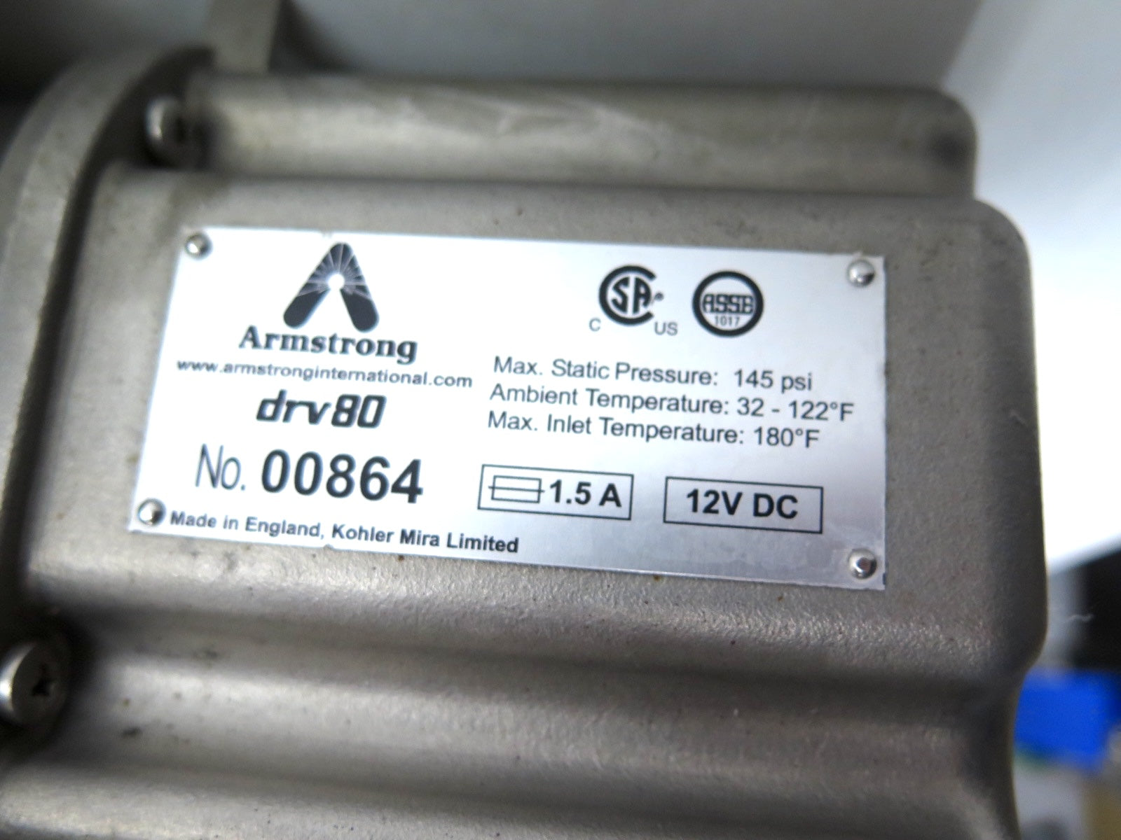 Armstrong RADA DRV80 The Brain Digital Recirculation / Mixing Valve - Advance Operations