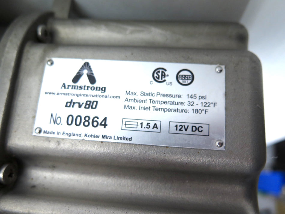 Armstrong RADA DRV80 The Brain Digital Recirculation / Mixing Valve - Advance Operations