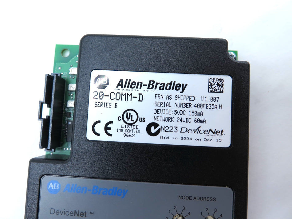 Allen-Bradley 20-COMM-D SER.B PowerFlex DeviceNet Adapter - Advance Operations