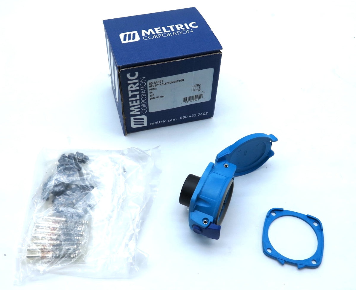 Meltric 03-A4001 Receptacle / Connector PN12C 5A 12P 600Vac - Advance Operations
