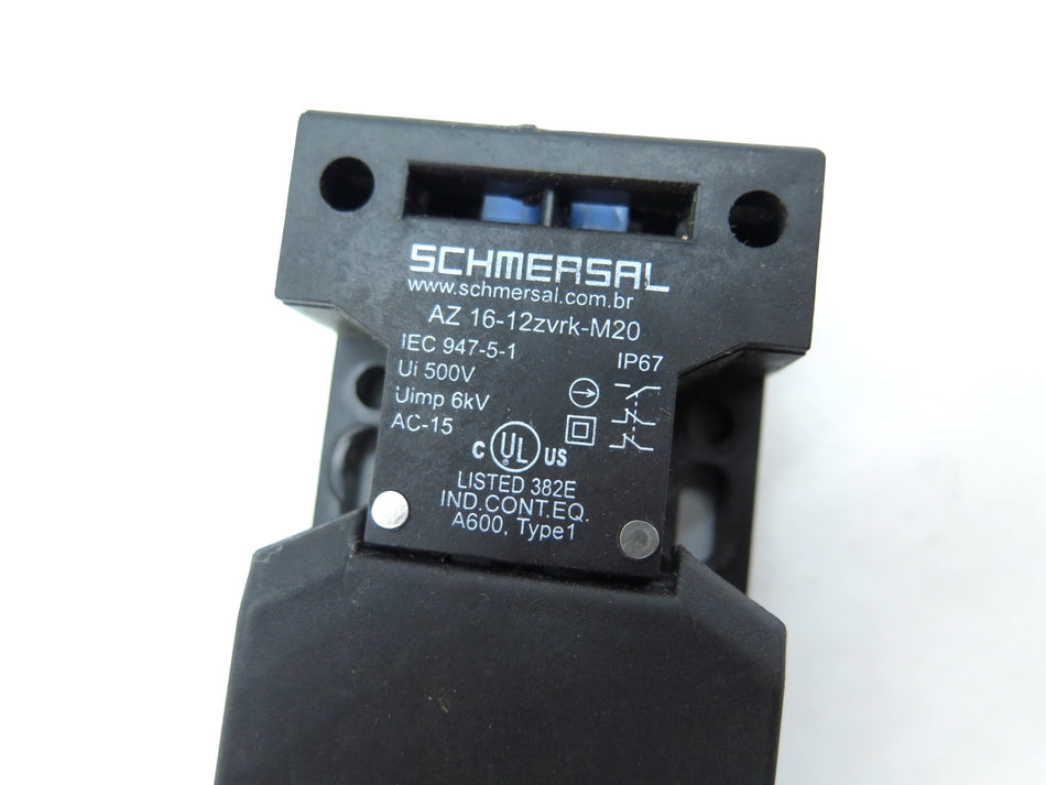 Schmersal Az 16-12ZVRK-M20 Safety Interlock switch - Advance Operations