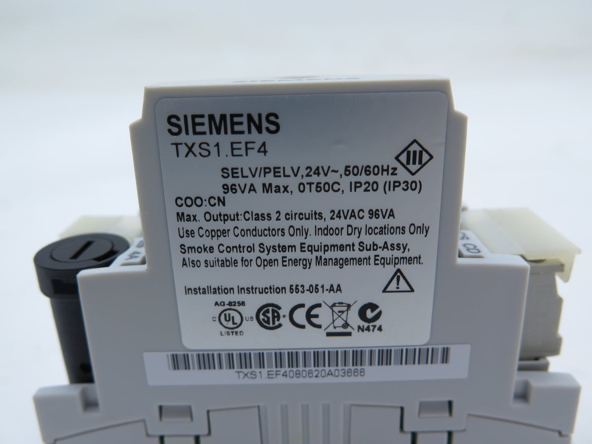 Siemens TXS1.EF4 Bus Connection Module - Advance Operations
