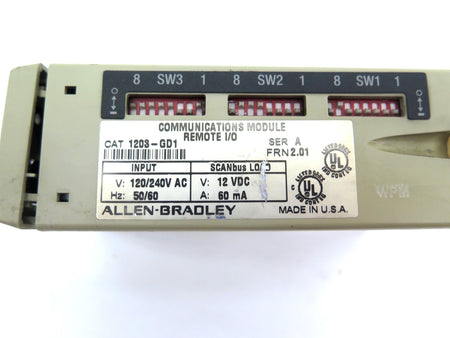 Allen-Bradley 1203-GD1 Communication Module Remote I/O For Parts - Advance Operations