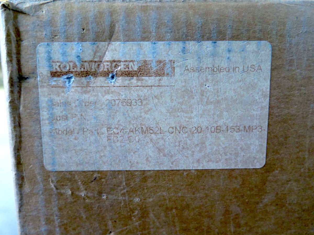 Kollmorgen EC4-AKM52L-CNC-20-10B-153-MP3-FC2-C0 Linear Actuator Cylinder KIT - Advance Operations