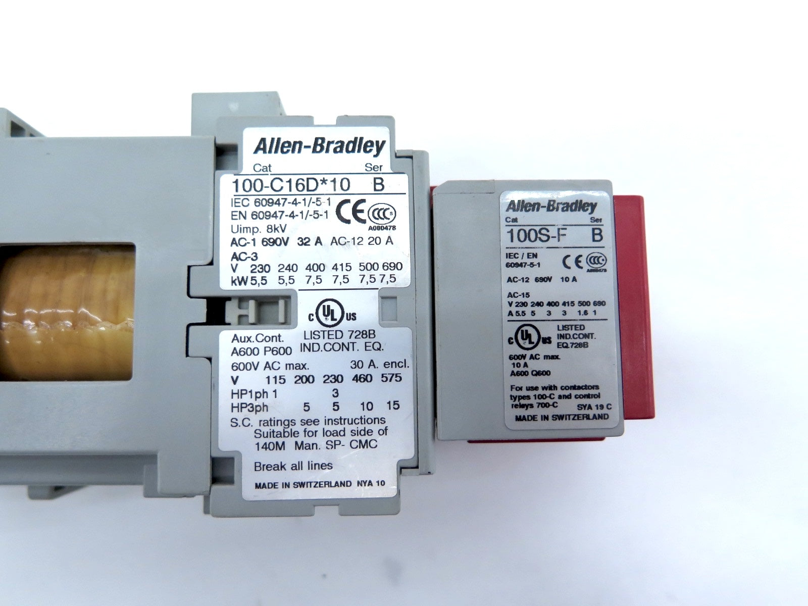 Allen-Bradley 100S-C16DJ32C Safety Relay 24Vdc Coil SER.B - Advance Operations