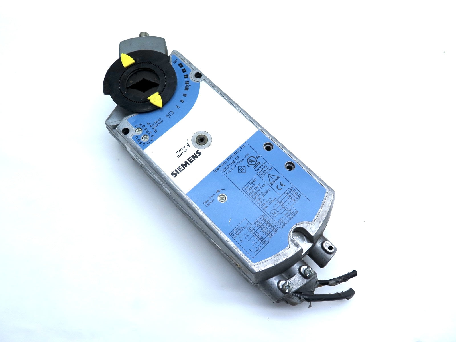 Siemens GCA156.1P Spring Return Electric Damper Open Air Actuator - Advance Operations