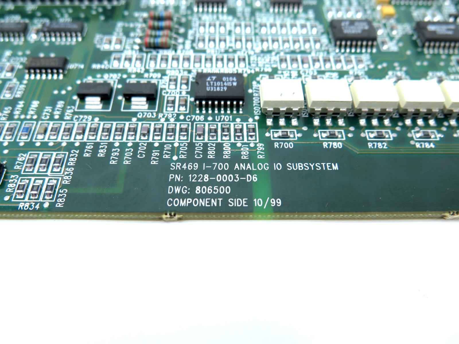 General Electric Multilin SR469 I-700 Analog I/O / 1228-0003-D4 - Advance Operations