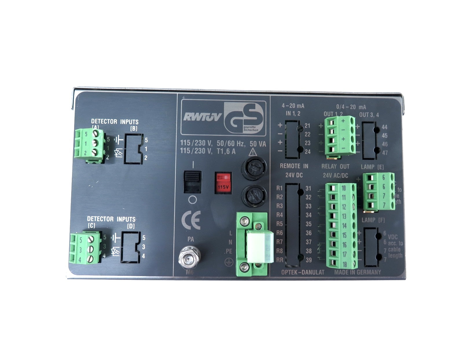 Optek Control C4000 Photometric Analyzer Converter - Advance Operations