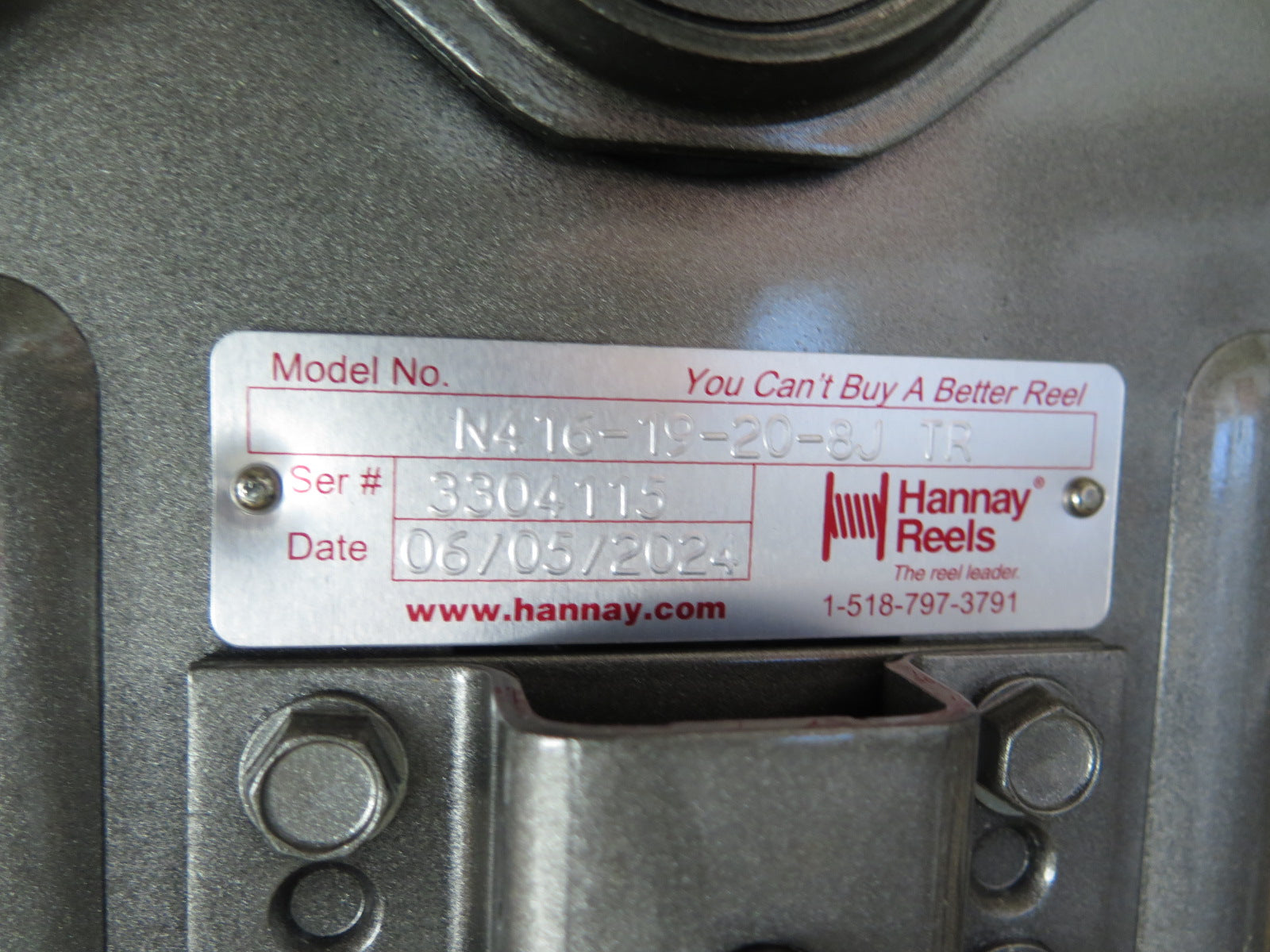 Hannay Reels N416-19-20-8J TR Spring Retractable Oxygen Acetylene - Advance Operations