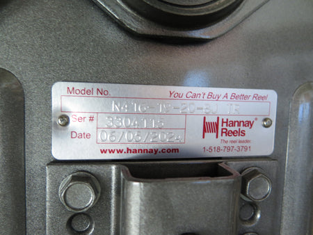 Hannay Reels N416-19-20-8J TR Spring Retractable Oxygen Acetylene - Advance Operations