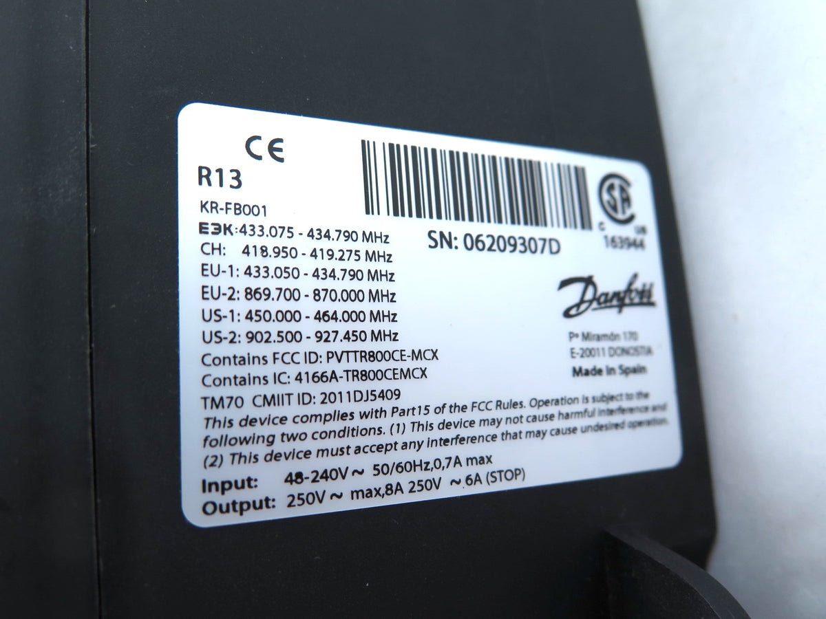 Danfoss R13 / KR-FB001 Remote Control Receiver - Advance Operations