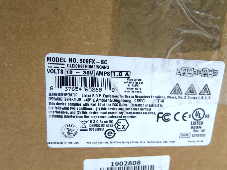 Red Lion 509FX-SC Unmanaged Industrial Ethernet Switch - Advance Operations
