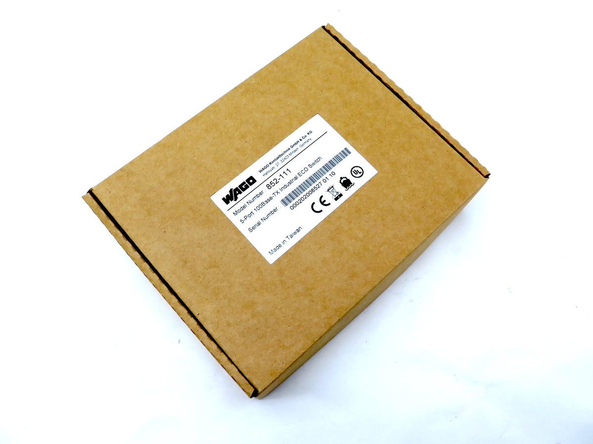 Wago 852-111 Switch 5-Port 100 Base-TX Industrial ECO Switch - Advance Operations