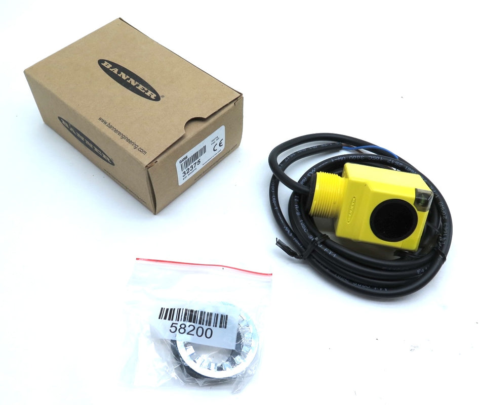 Banner Q406E / 32375 Photoelectric Sensor 10-30Vdc - Advance Operations