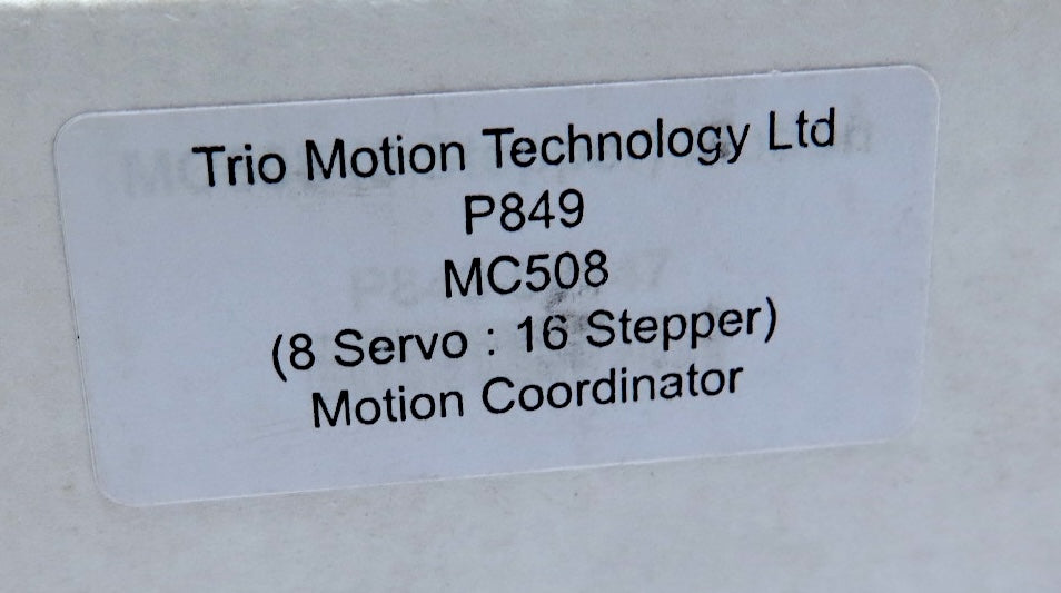 Trio Motion MC508 P849 / 8 Axis Closed Loop Stepper Motor Controller SEALED - Advance Operations