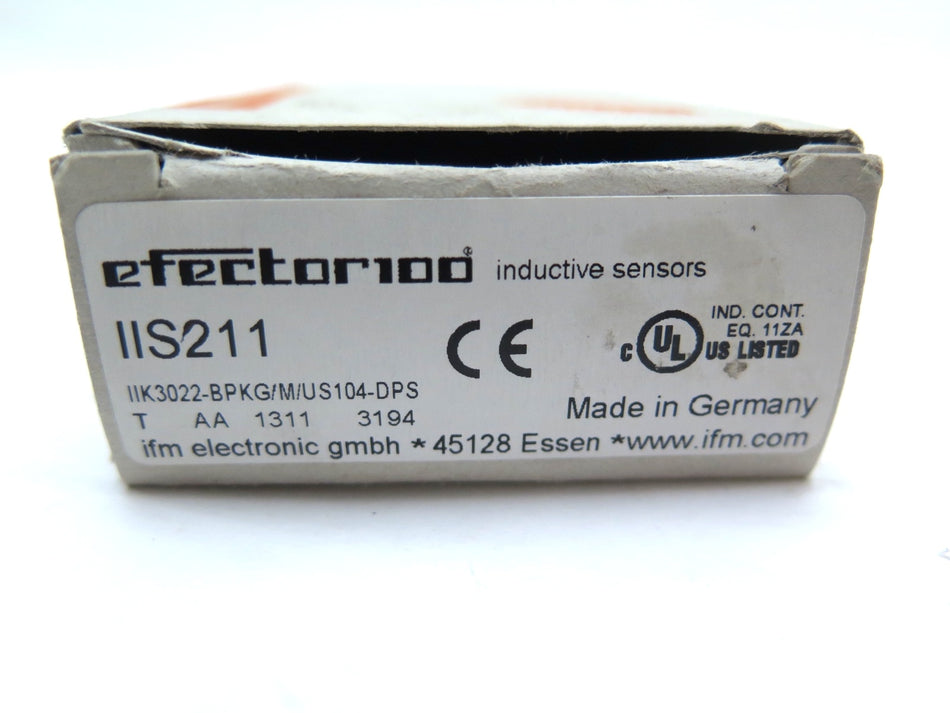 IFM IIS211 Proximity Sensor Inductive 22mm - Advance Operations