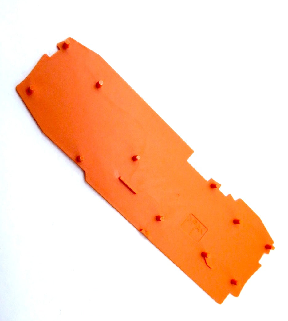 Wago 2006-1692 End And Intermediate Plate For 2006 Series Orange LOT OF 25 - Advance Operations