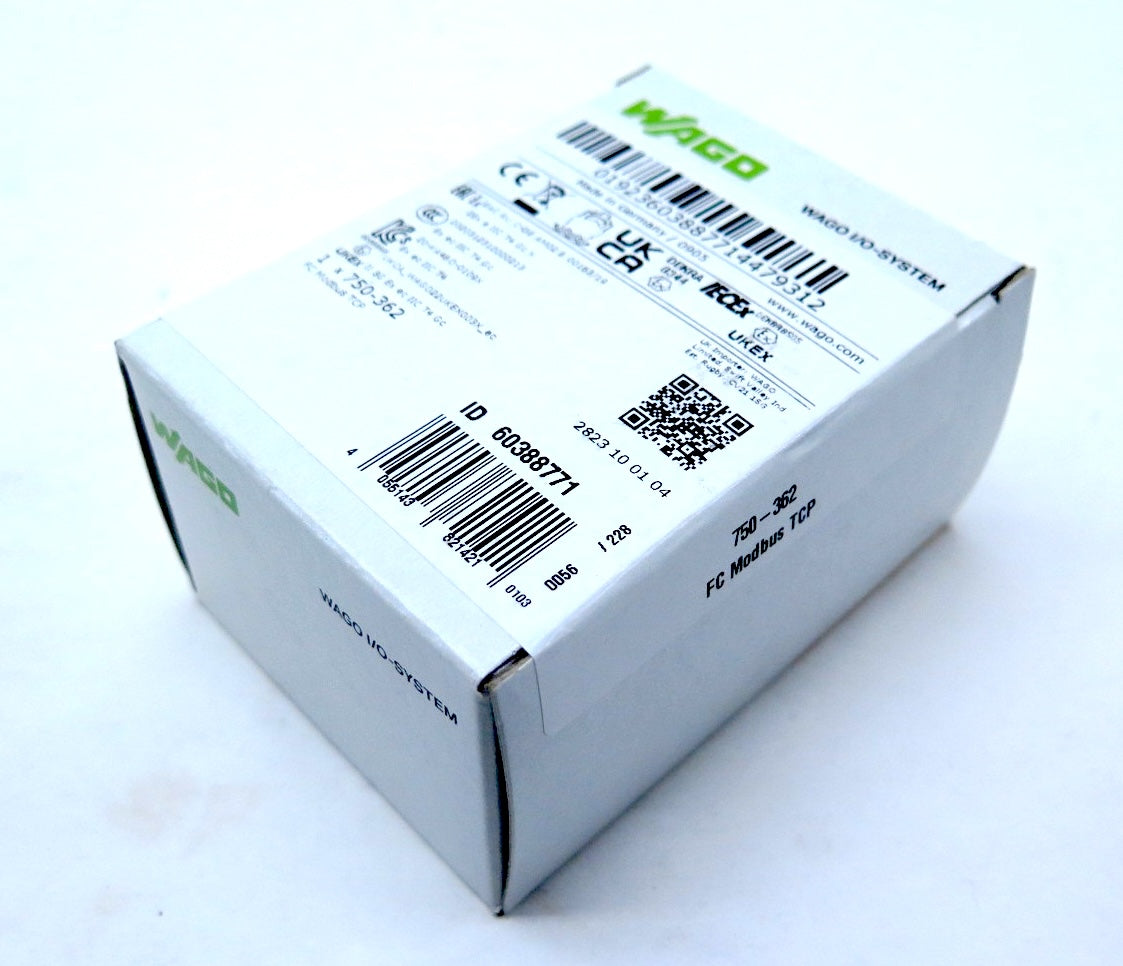Wago 750-362 Fieldbus Coupler Modbus TCP Module FACTORY SEAL - Advance Operations