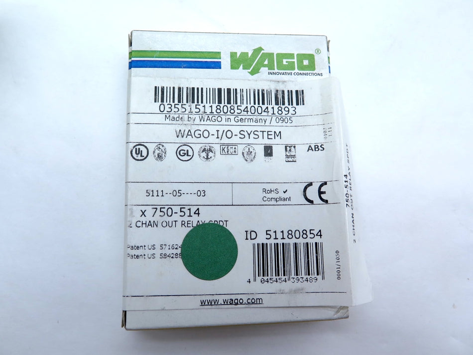 Wago 750-514 2 Channel Relay Output Module - Advance Operations