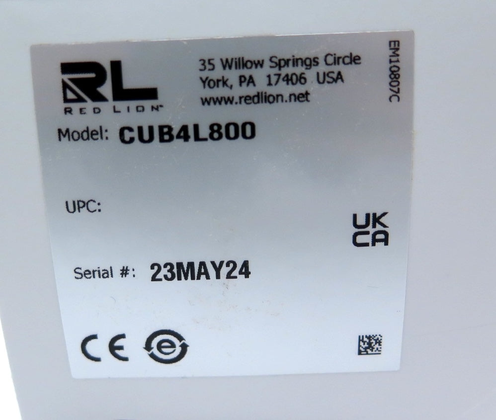 Red Lion CUB4L800 Miniature Electronic Counter 8 Digit - Advance Operations