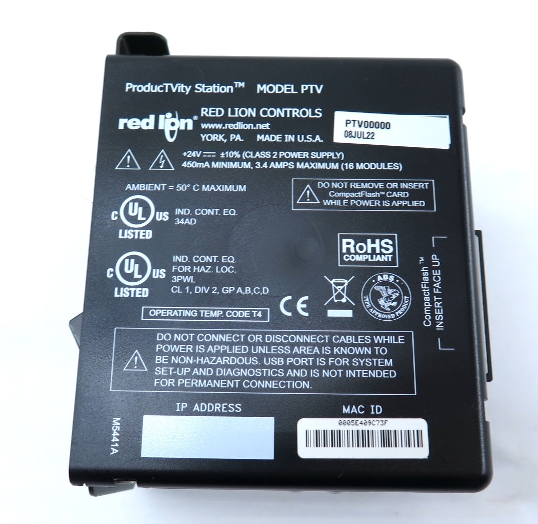 Red Lion PTV00000 Productivity Station NEW NO BOX - Advance Operations