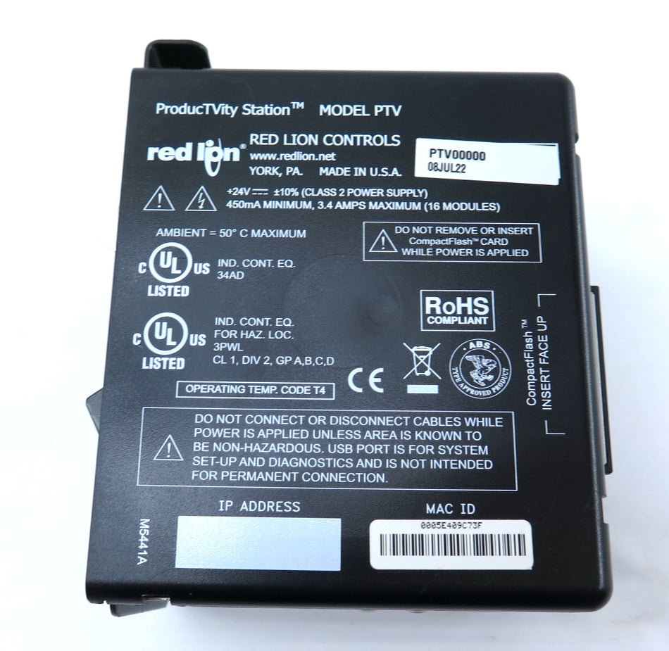 Red Lion PTV00000 Productivity Station NEW NO BOX - Advance Operations