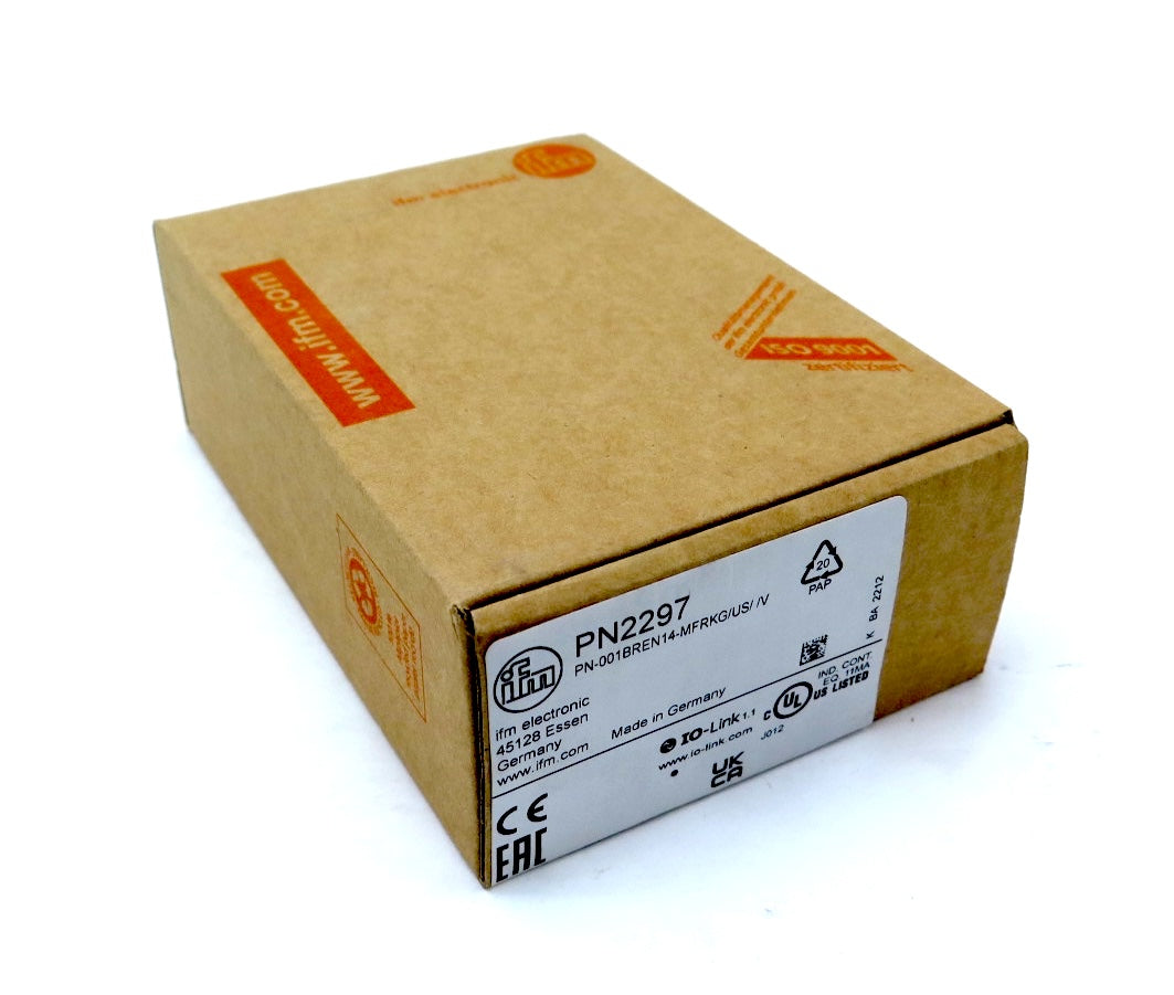 IFM Efector PN2297 Pressure Sensor -0.7 to 14.5 Psi - Advance Operations