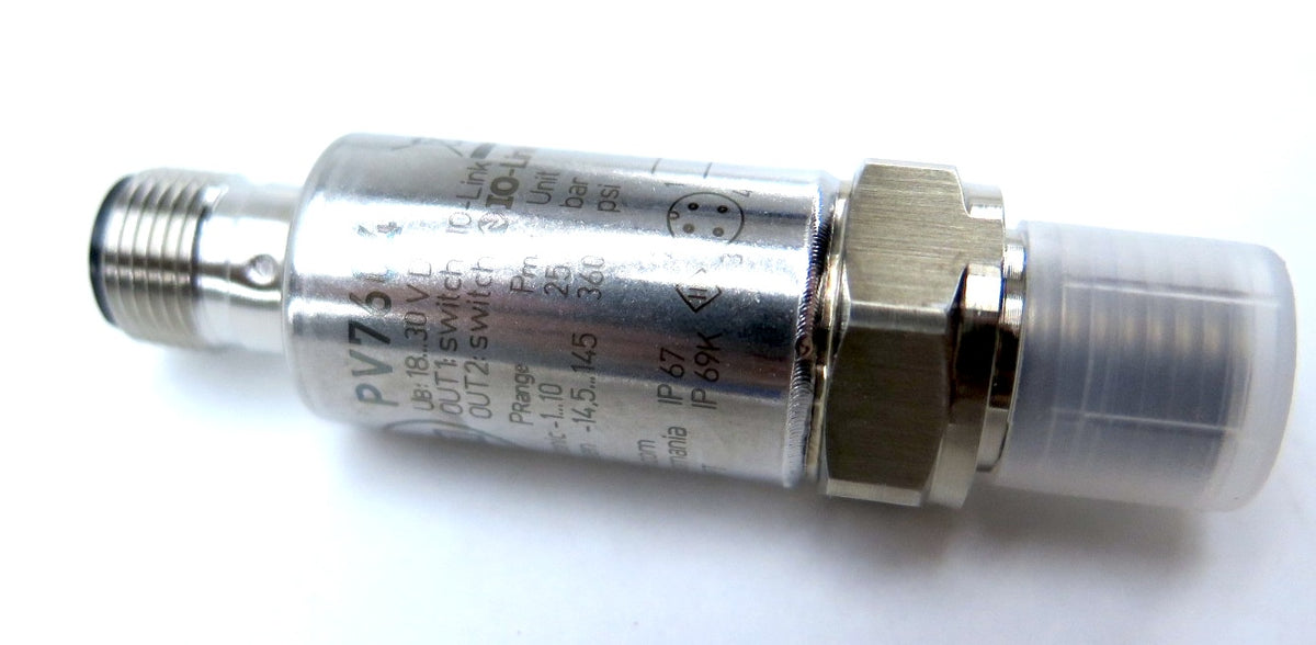IFM Efector PV7604 Pressure Switch PV-010-SEN14-UFRVG/US - Advance Operations