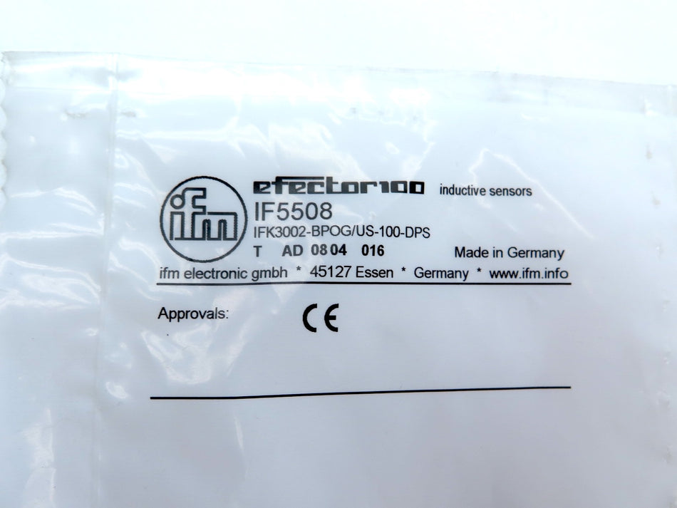 IFM Efector IF5508 Proximity Sensor / Switch - Advance Operations