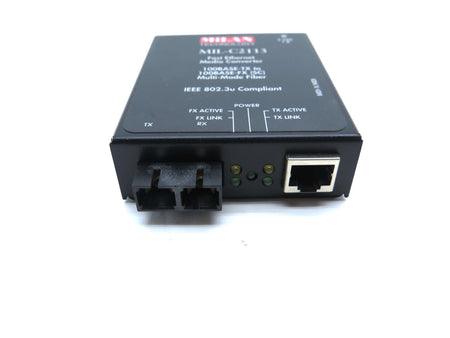 Milan Technology MIL-C2113 Fast Ethernet Media Converter - Advance Operations