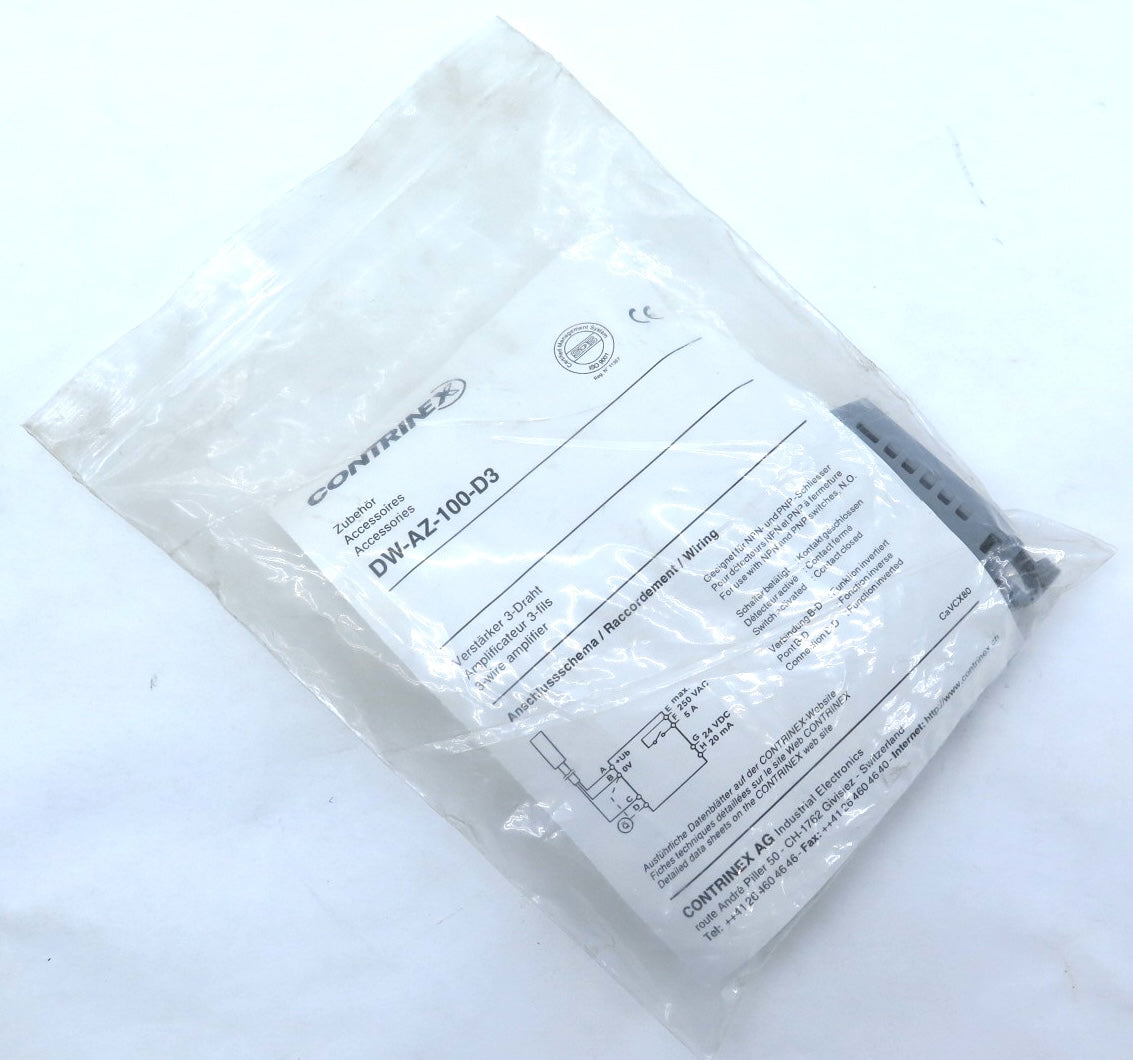 Contrinex DW-AZ-100-D3 Amplifier 3 Wire - Advance Operations