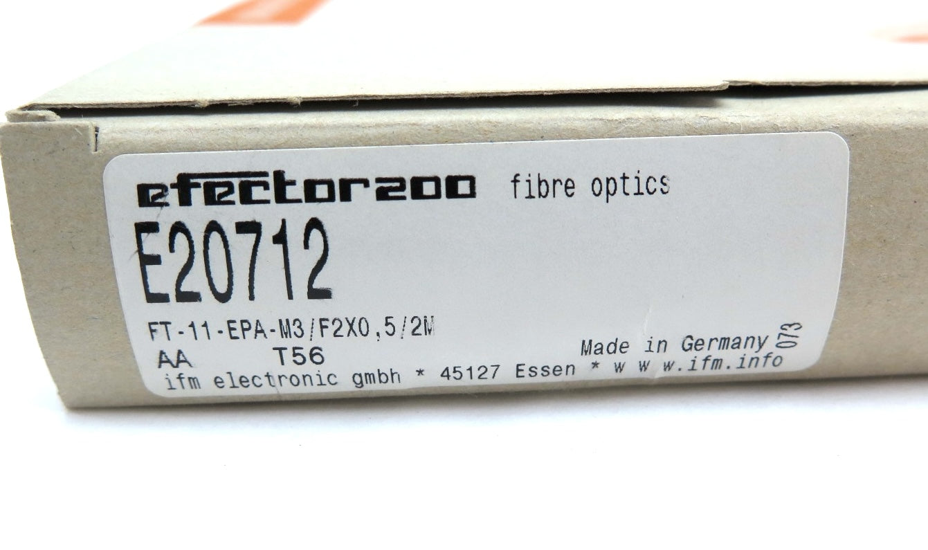 IFM Efector E20712 Fiber Optic Cable - Advance Operations