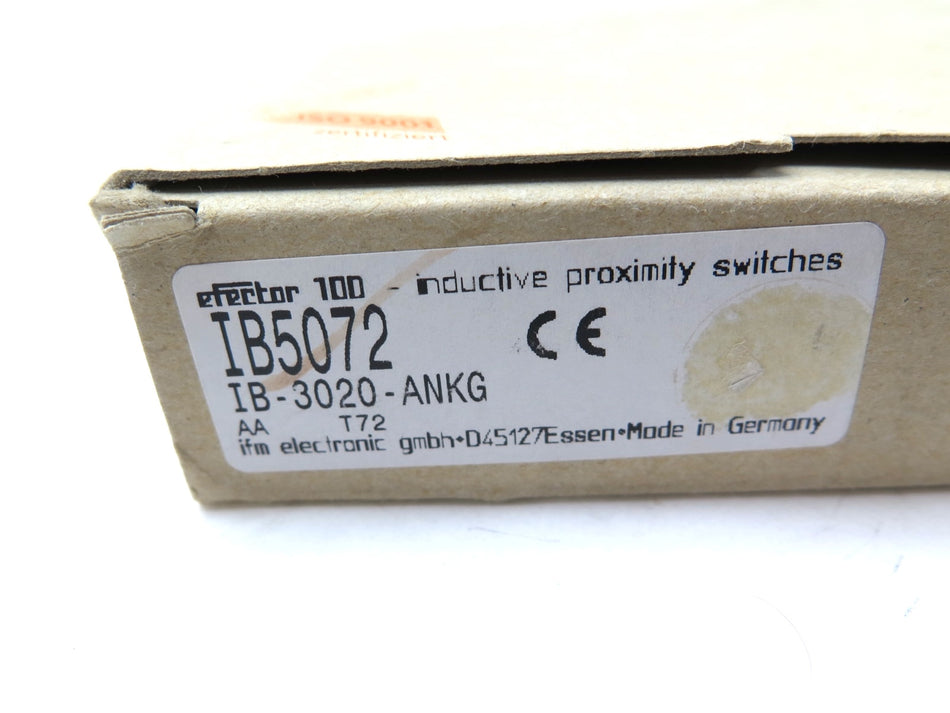 IFM IB5072 Inductive Proximity Switch / IB-3020-ANKG - Advance Operations